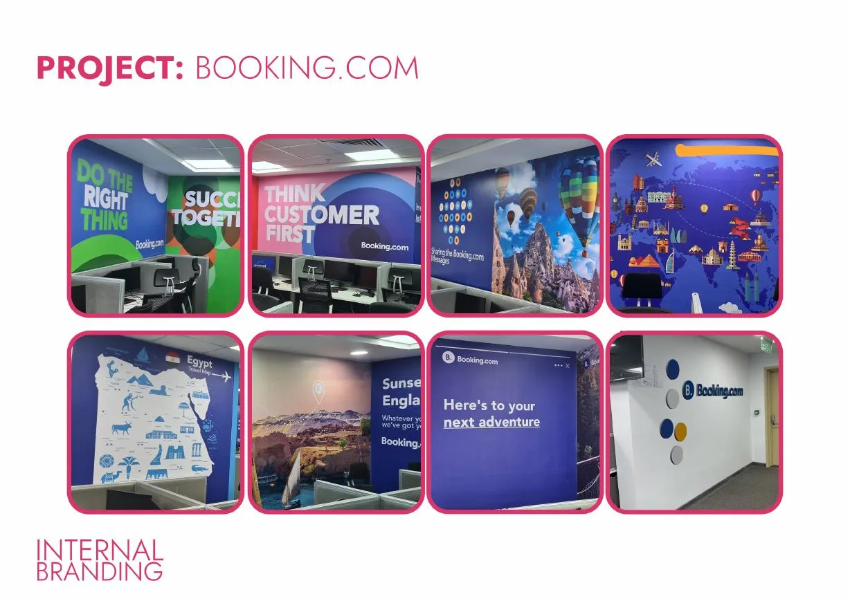 Booking.com internal branding portfolio