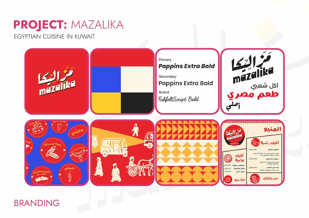 Mazzalika branding identity presentation