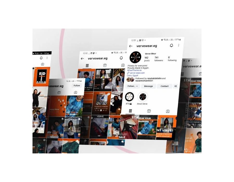 Verve Sportswear Marketing & Social project by Qbit Studio
